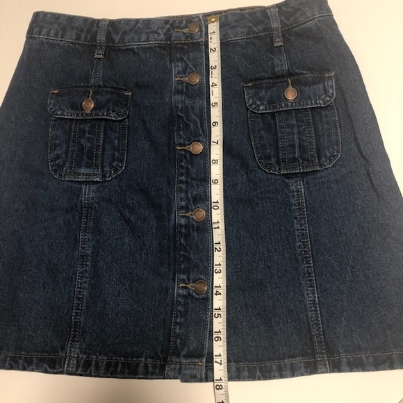 Papaya Denim Skirt - Picture 8 of 8